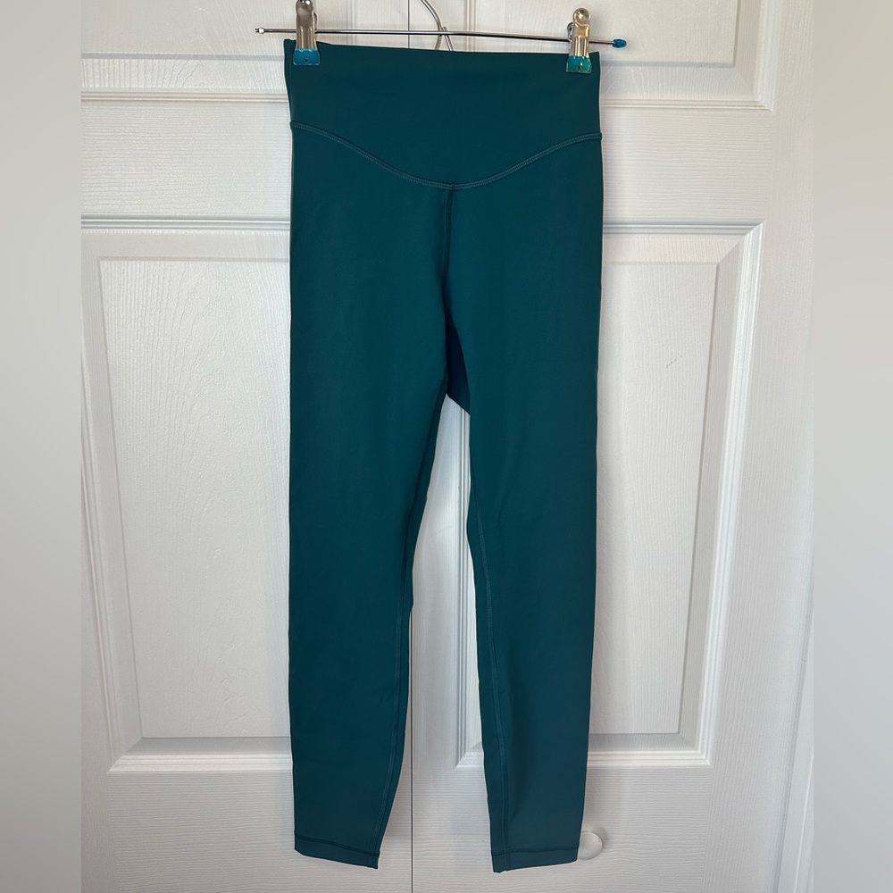 NWOT Lululemon Wunder Under Luxtreme High-rise Tight 25” Storm Teal - Picture 5 of 8
